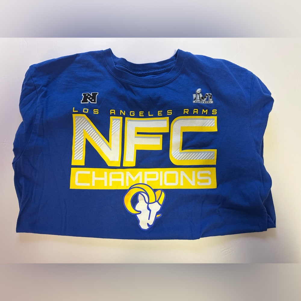 Los Angeles Rams - NFC Champions T-shirt. Size Large.